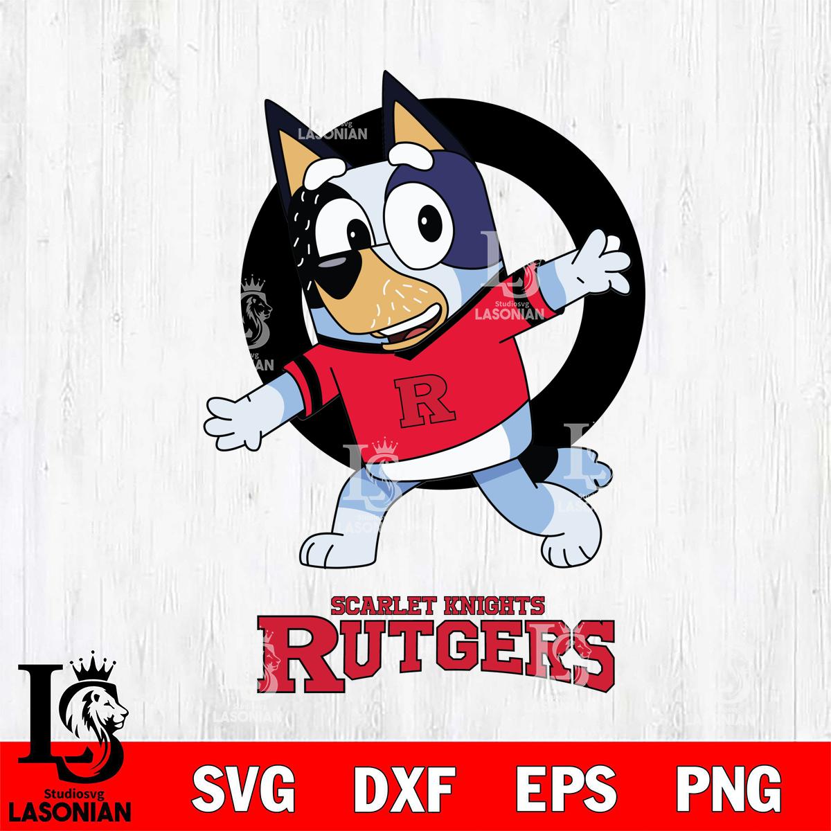 Rutgers Scarlet Knights Bandit Heeler Rugby – lasoniansvg