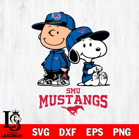 SMU Mustangs Charlie Brown Snoopy Champions Svg Eps Dxf Png File, NCAA svg , Digital Download , Instant Download, Cricut File