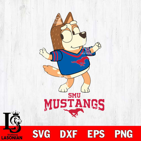 SMU Mustangs Chilli Dance Svg Eps Dxf Png File, Digital Download, Instant Download