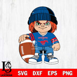 SMU Mustangs Chucky Horror 4 Svg Eps Dxf Png File, NCAA svg, Digital Download, Instant Download
