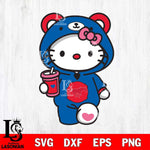 SMU Mustangs Cute Hello Kitty Svg Eps Dxf Png File, Digital Download, Instant Download
