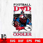 SMU Mustangs Football Dad Cooler Svg Eps Dxf Png File, Digital Download, Instant Download