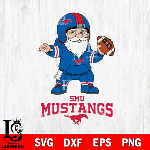 SMU Mustangs Gnome football player File Cut, NCAA SVG, Digital Download , Criucut , Silhouette