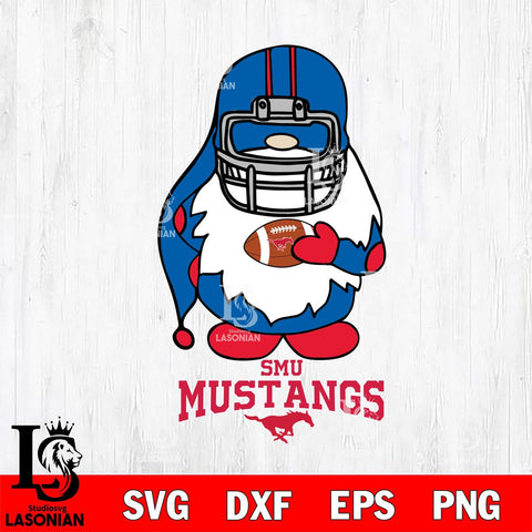SMU Mustangs Gnomes Christmas Svg Eps Dxf Png File, Digital Download, Instant Download
