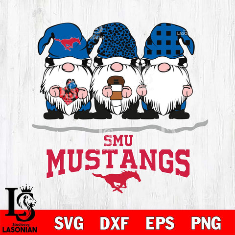 SMU Mustangs Gnomes Coffee Svg Eps Dxf Png File, Digital Download, Instant Download