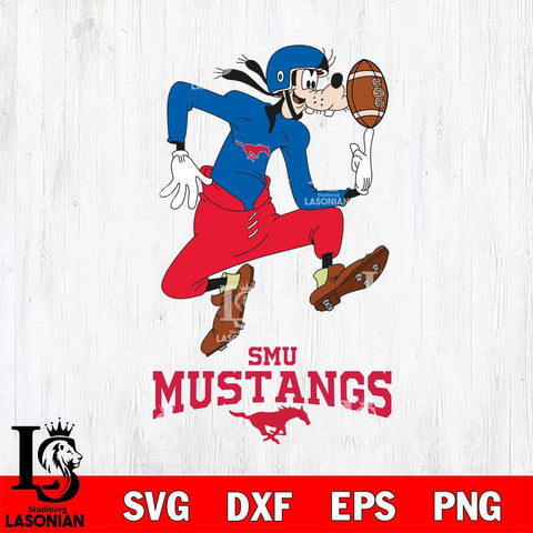 SMU Mustangs Goofy Circus Football SVG DXF EPS PNG FILE,NCAA svg ,Football Digital Download,Instant Download, Silhouette