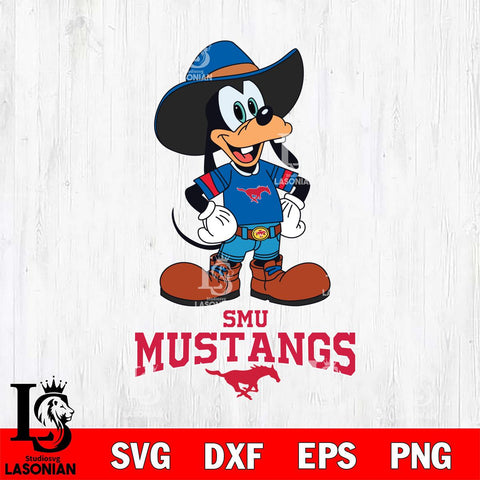 SMU Mustangs Goofy Cowboy Sport SVG DXF EPS PNG FILE,NCAA svg ,Football Digital Download,Instant Download, Silhouette