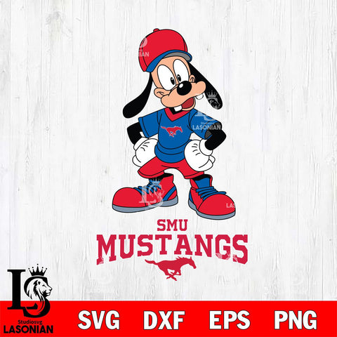 SMU Mustangs Goofy Sport SVG DXF EPS PNG FILE,NCAA svg ,Football Digital Download,Instant Download, Silhouette