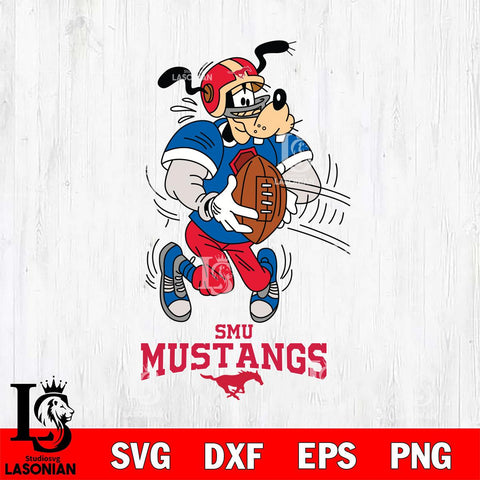 SMU Mustangs Goofy Sport Football SVG DXF EPS PNG FILE,NCAA svg ,Football Digital Download,Instant Download, Silhouette