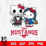 SMU Mustangs Hello Kitty Horror 11 Svg Eps Dxf Png File, Digital Download