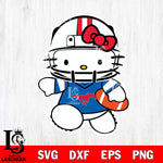 SMU Mustangs Hello Kitty sport 8 Svg Eps Dxf Png File, NCAA svg, Digital Download, Instant Download