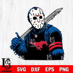 SMU Mustangs Jason Voorhees Horror 7 Svg Eps Dxf Png File, NCAA svg, Digital Download, Instant Download