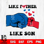 SMU Mustangs Like Father Like Son Svg Eps Dxf Png File, Digital Download, Instant Download