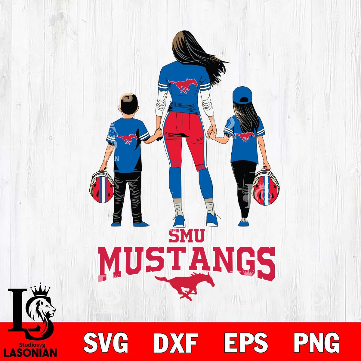 SMU Mustangs Mother and son Rugby – lasoniansvg
