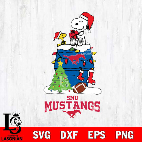 SMU Mustangs Snoopy Sport 11 Svg Eps Dxf Png File, Digital Download