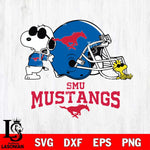 SMU Mustangs Snoopy Sport 2 Svg Eps Dxf Png File, Digital Download