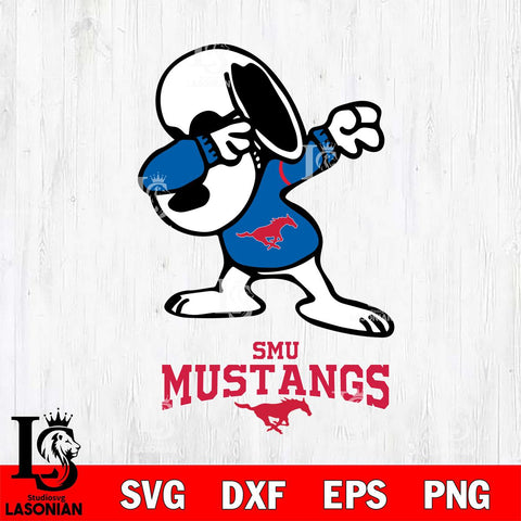 SMU Mustangs Snoopy Sport 3 Svg Eps Dxf Png File, Digital Download