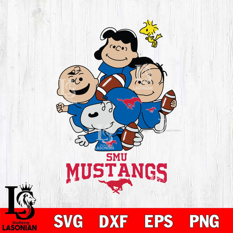 SMU Mustangs Snoopy Sport 4 Svg Eps Dxf Png File, Digital Download