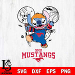 SMU Mustangs Stitch Michael Halloween Svg Eps Dxf Png File, Digital Download, Instant Download