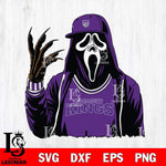 Sacramento Kings Ghostface Horror basketball SVG DXF EPS PNG FILE, NBA File Cut,Halloween Digital Download,Instant Download, Silhouette