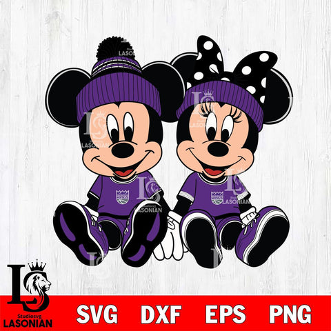 Sacramento Kings Mickey Minne 3 Nba Svg Eps Dxf Png File, NBA svg, Digital Download, Instant Download