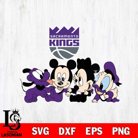 Sacramento Kings Mickey Minne 5 Nba Svg Eps Dxf Png File, NBA svg, Digital Download, Instant Download