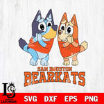 Sam Houston Bearkats Bluey & Bingo 5 Svg Eps Dxf Png File, NCAA svg, Digital Download, Instant Download