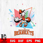 Sam Houston Bearkats Cute Daisy Duck Cheerleader SVG DXF EPS PNG FILE, NCAA File Cut,Digital Download,Instant Download