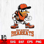 Sam Houston Bearkats Donal Duck Disney, Svg Eps Dxf Png File, Digital Download