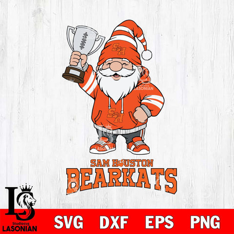 Sam Houston Bearkats Gnome Champion File Cut, NCAA SVG, Digital Download , Criucut , Silhouette