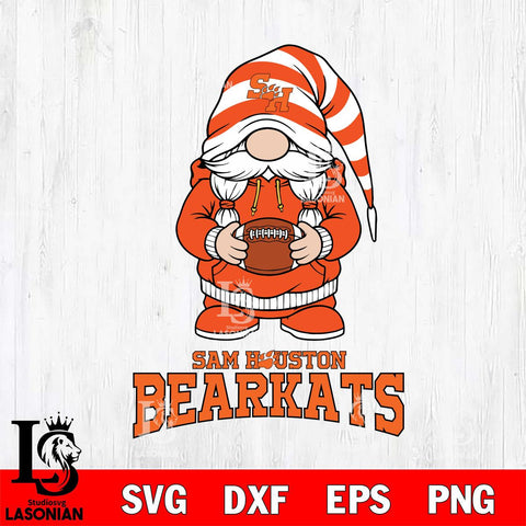 Sam Houston Bearkats Gnome Sport File Cut, NCAA SVG, Digital Download , Criucut , Silhouette