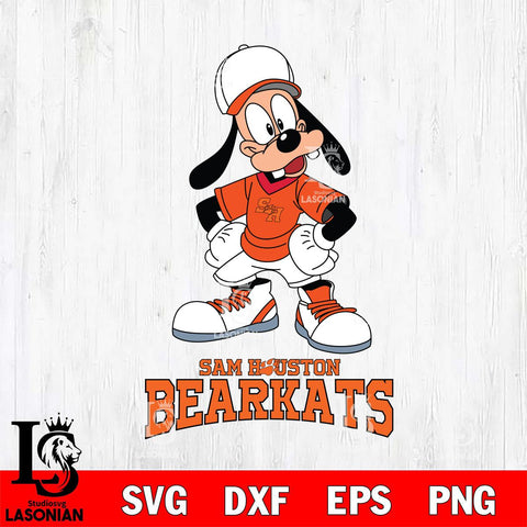 Sam Houston Bearkats Goofy Sport SVG DXF EPS PNG FILE,NCAA svg ,Football Digital Download,Instant Download, Silhouette