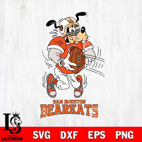 Sam Houston Bearkats Goofy Sport Football SVG DXF EPS PNG FILE,NCAA svg ,Football Digital Download,Instant Download, Silhouette