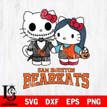 Sam Houston Bearkats Hello Kitty Horror 11 Svg Eps Dxf Png File, Digital Download