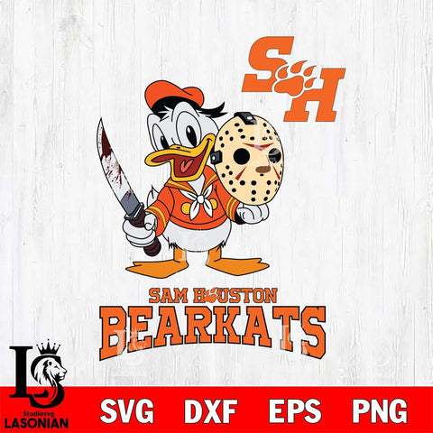 Sam Houston Bearkats Jason Voorhees 12 Svg Eps Dxf Png File, Digital Download