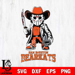 Sam Houston Bearkats Jason Voorhees 3 Svg Eps Dxf Png File, Digital Download