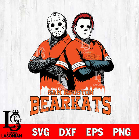 Sam Houston Bearkats Jason Voorhees 8 Svg Eps Dxf Png File, Digital Download