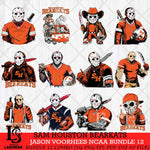 Sam Houston Bearkats Jason Voorhees Horror Bundle 12 SVG Eps Dxf Png File, bundle NCAA svg, Digital Download, Instant Download