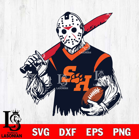 Sam Houston Bearkats Jason Voorhees Horror Halloween 2 Svg Eps Dxf Png File, NCAA svg, Digital Download, Instant Download