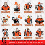 Sam Houston Bearkats Jason Voorhees NCAA Bundle 12 SVG Svg Eps Dxf Png File, Digital Download