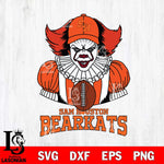 Sam Houston Bearkats Pennywise Horror Sport 9 Svg Eps Dxf Png File, Digital Download