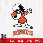 Sam Houston Bearkats Snoopy Sport 3 Svg Eps Dxf Png File, Digital Download