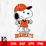 Sam Houston Bearkats Snoopy football SVG DXF EPS PNG FILE,Snoopy File Cut, NCAA Digital Download,Instant Download,Christmas Silhouette