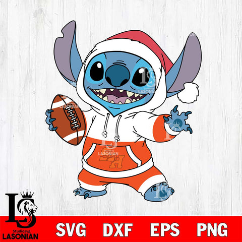Sam Houston Bearkats Stitch Football Christmas File Cut, NCAA SVG DXF EPS PNG FILE, Digital Download , Criucut , Silhouette