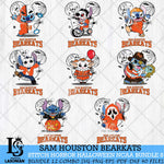 Sam Houston Bearkats Stitch Horror Halloween Bundle NCAA Svg Eps Dxf Png File, Digital Download, Instant Download
