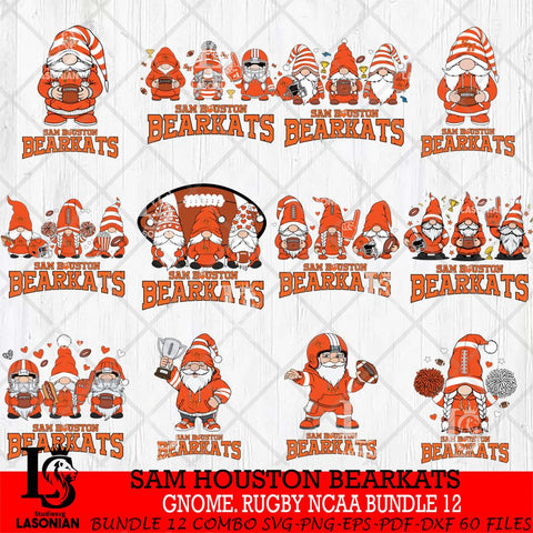 Sam Houston Bearkats  Gnome Football NCAA Bundle File Cut, NCAA SVG, Digital Download , Criucut , Silhouette