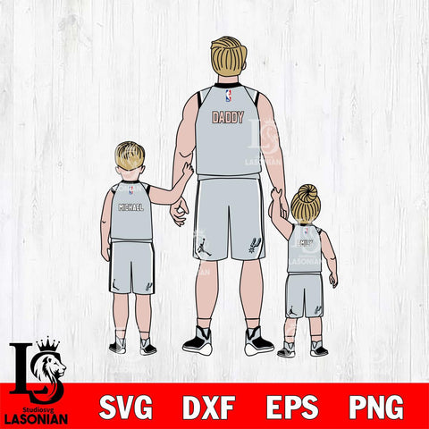 San Antonio Spurs Best Dad Ever , NBA Basketball ,Father day Svg Eps Dxf Png File, Digital Download, Instant Download