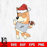 San Antonio Spurs Bluey Chilli Christmas Svg Eps Dxf Png File, Digital Download, Instant Download