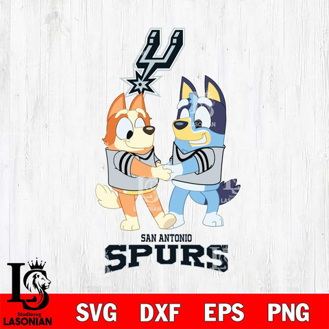 San Antonio Spurs Bluey Chilli Dance Svg Eps Dxf Png File, Digital Download, Instant Download