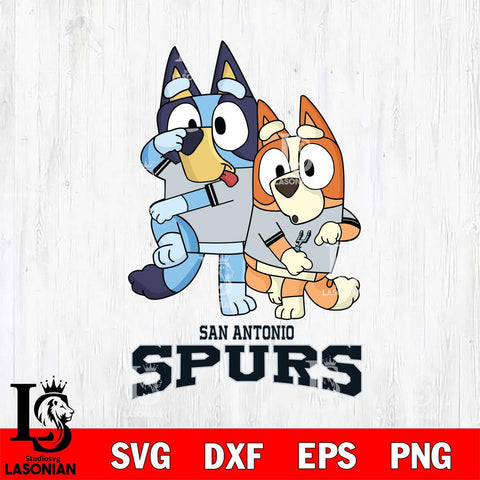 San Antonio Spurs Bluey Chilli Dance Mode Svg Eps Dxf Png File, Digital Download, Instant Download